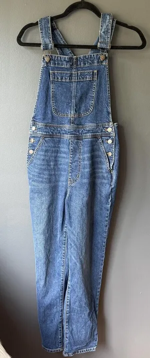 J.Crew Blue Denim Overalls Size XS thumbnail 1