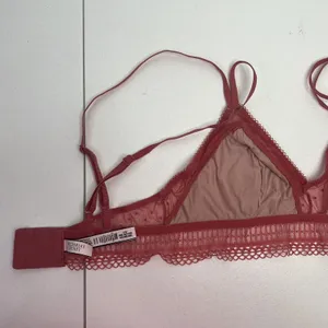 Victoria's Secret Bralette Sz L Bra Unlined Lace Detail Wireless Pink Adjustable thumbnail 12