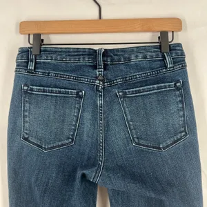 prAna Kara Skinny Jeans Womens 6/28 Blue Denim‎ Organic Cotton Stretch Mid Rise thumbnail 6
