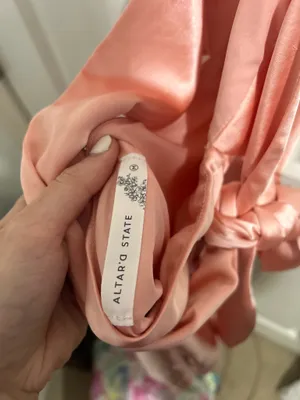 Pink altard state dress halter thumbnail 4