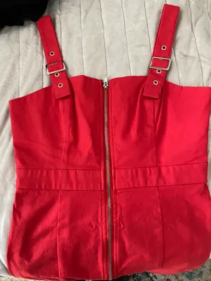 Edikted Red Mini Dress thumbnail 4