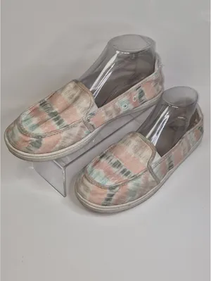 Roxy Size 8 Shoes Women Tie-Dye Multicolor Low Canvas Sneakers Slip-On Boho thumbnail 9