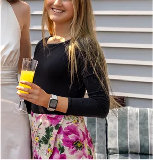Abercrombie floral wrap skirt thumbnail 4