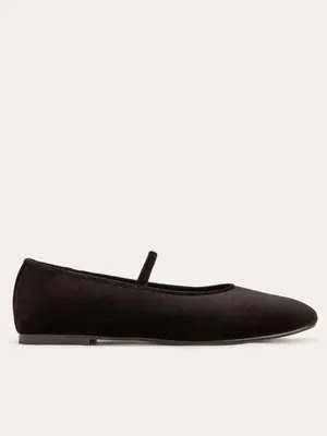 NIB Everlane The Day Mary Jane in Velvet thumbnail 6