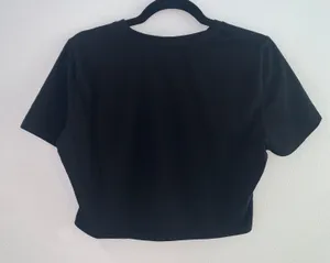 H&M Fitted Crop T-shirt thumbnail 3