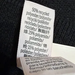 Victorias Secret Black Knit Jogger Pants Wool Blend NWT Womens Medium thumbnail 6