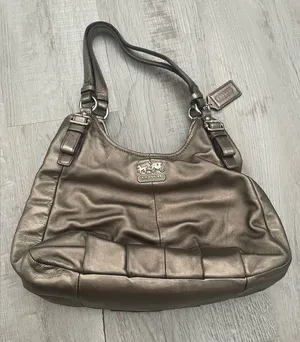 Bronze Gold Coach Bag- Good condition. thumbnail 1