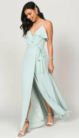 TOBI NEW woman’s mint green maxi dress thumbnail 1