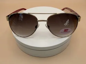 Juicy Couture Women Gold Aviator Sunglasses Burgundy Tortoise X71118‎ Kyan thumbnail 1