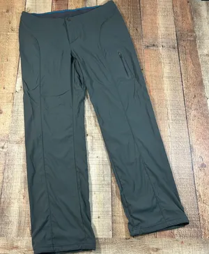 Columbia Gray Nylon Omni-Shield Hiking Pants Straight Leg Cargo Outdoor Size 14 thumbnail 1