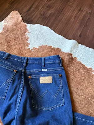 Women's Flare Jeans Bell Bottom Pants Wranglers size 10/30 X 32 Wanderer high rise flares thumbnail 7