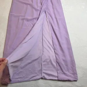 NEW Lulus Glamorous Disposition Lavender Ruched Maxi Dress Size M Bridesmaid thumbnail 9