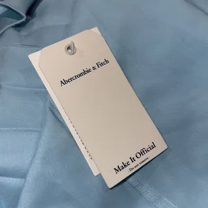 NWT Abercrombie & Fitch Plunge Pleated Satin Mini Dress Sky Blue LT thumbnail 8