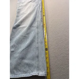 Hollister Co Ultra High Rise Baggy Denim‎ Blue Jeans Light Wash Womens Size 23R thumbnail 4