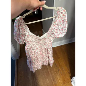Altar'd State floral dress ruffled hem women's small thumbnail 7