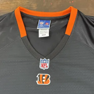 Cincinnati Bengals blank Jersey Shirt Womens Black NFL Football Sportswear fan M thumbnail 5