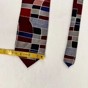 Paolo Designed by Paolo Gucci Men’s Silk Tie Vintage Geometric Necktie Cravat thumbnail 7