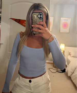 Blue Garage Long Sleeve Top thumbnail 2
