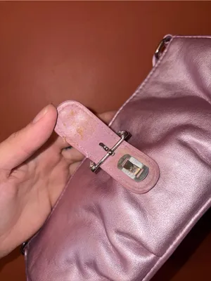 Pink Y2K Shoulder Bag with Studded Buckle thumbnail 6