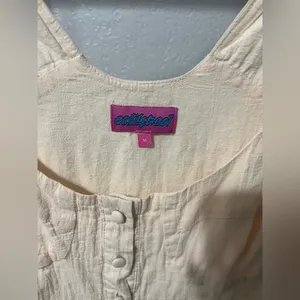 EDIKTED Veronica Textured Cover-Up Romper thumbnail 4