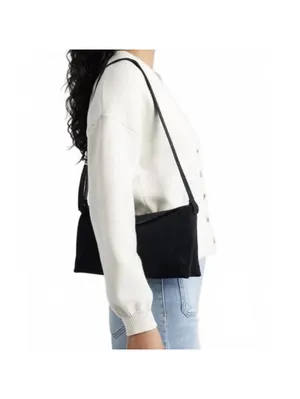 Madewell The Date Night Shoulder Bag in Suede NWOT Juniper Berry Blue thumbnail 8