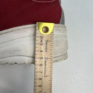 Y2K Candie’s 6 Red Platform Chunky Heel Sneakers Shoes Suede Grunge Punk‎ Retro thumbnail 12