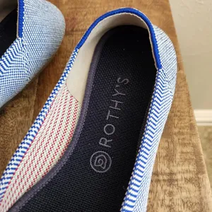 Rothy's Retired Blue Mirror Flats thumbnail 4