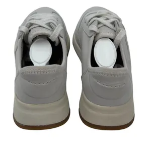 Clarks Women's Size 7 1/2 M DashLite Lo Leather Trainers‎ Sneakers Shoes Ivory thumbnail 4