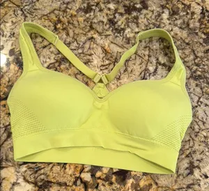 Lime Green Women's Sports Bra thumbnail 1