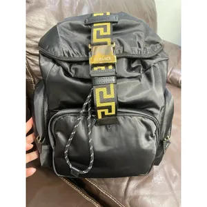Versace Greca nylon & leather backpack NEW (VS1) thumbnail 5