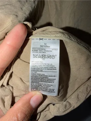 Banana Republic Linen Blend Sleeveless Peplum Top - Tan / Beige (Size 14) thumbnail 4