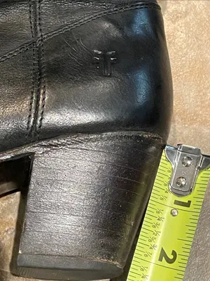 FRYE Jackie Button Leather Tall Boots Women's 8B Black Knee High 76575 thumbnail 10