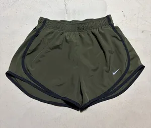 Nike Green Athletic Running Shorts dri-fit small thumbnail 1