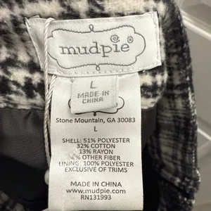 Mud Pie Black Plaid Skirt - Women's Size Large - New with‎ Tags! thumbnail 6