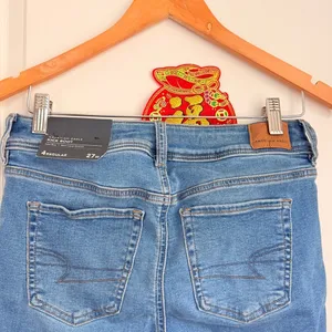 American‎ Eagle NEW Next Level Low-Rise Kick Bootcut Jean 27" thumbnail 5