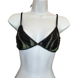 Superdown Black Flames Bralette Top SMALL Coachella Festival NEW thumbnail 4