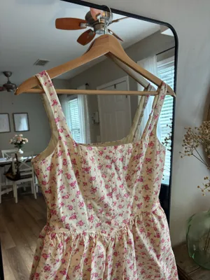 Floral mini dress Pink Size M thumbnail 2