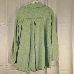 Free People Beach Womens Green Zuma Cardigan Sweater‎ Small thumbnail 2