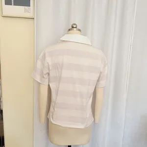 NWOT Everlane Retro Jersey Striped Polo Shirt thumbnail 7