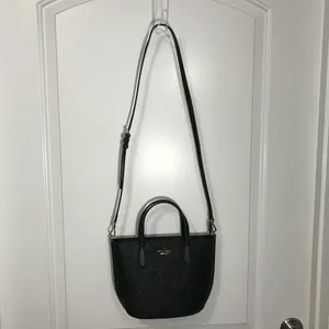 Kate Spade Glimmer Small Black Satchel Crossbody Purse Bag NWOT thumbnail 3