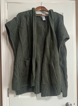 Rachel Zoe Hooded throwover thumbnail 1