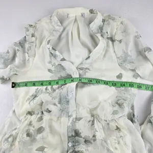 Baltic Born NWOT Lizette Floral Maxi Dress‎ White Dage Print Long Sleeve XS thumbnail 8