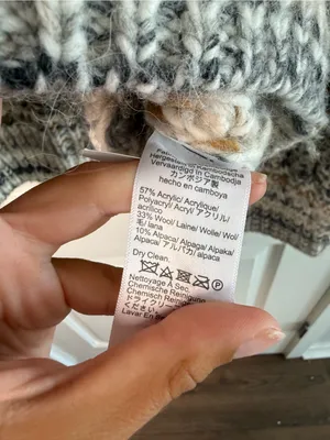 Madewell Chunky Marled Wool Alpaca Sweater Size Small thumbnail 4