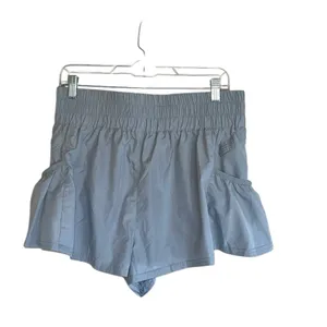 NWOT FP Movement X F P Women's Get Your Flirt On Shorts In Sage Stone thumbnail 12