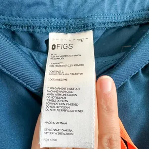 FIGS | FIONx Zamora Jogger Scrub Pants in Deep Reef Teal | Medium thumbnail 6
