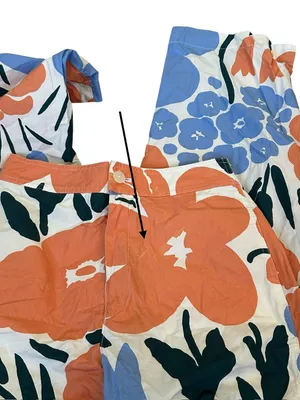Marimekko x Uniqlo Wide Leg Pants High Waist Retro Abstract Floral Scandi-Chic thumbnail 9