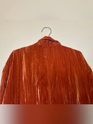 Free‎ People Daria Crinkle Velvet Blazer Size M thumbnail 11