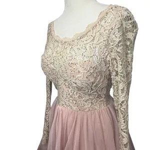 Y2K Sequin Hearts‎ Lace Tulle Dress Open Back Homecoming Party Juniors 1 Ballet thumbnail 5