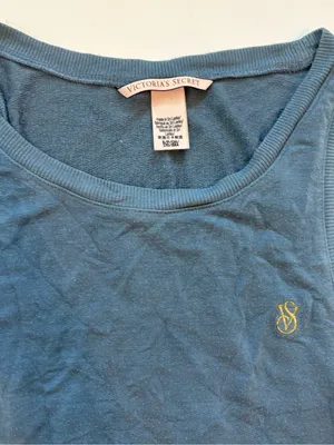 Victoria’s Secret Blue Shorts And Tank Sleep Set Top XS, bottoms Small thumbnail 2