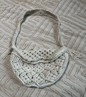 Alger’s state macrame sling bag thumbnail 1